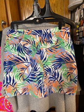 Hearts Of Palm Size 12 Tropical Stretch Golf/tennis Pocket Skort
